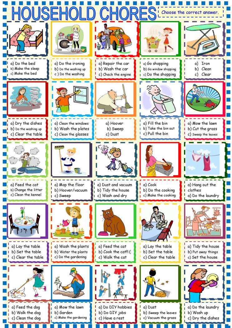 Worksheet To Teach Kids Responsibility And Self-reliance. - Notes ...